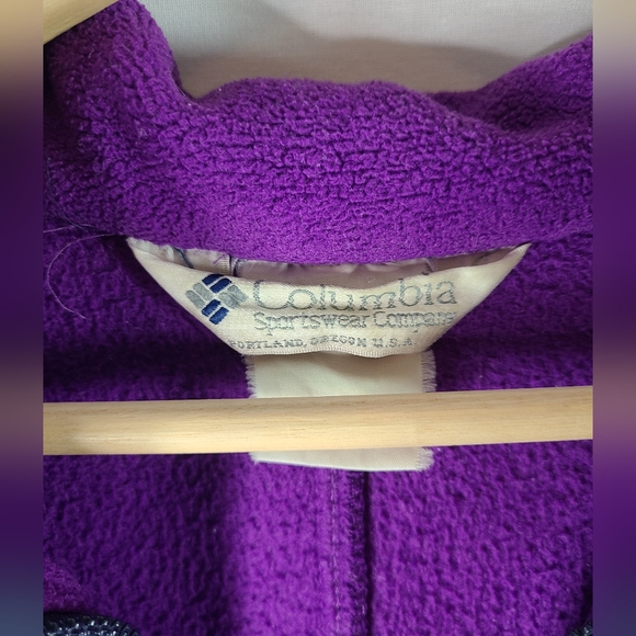Columbia vintage fleece sweater Size large women's - Picture 8 of 9